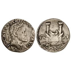 1/4 Testón. S/F. MILÁN. AR. RARA. Vti-27. MBC-.