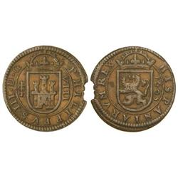 8 Maravedís. 1605. SEGOVIA. RARA ASÍ. Cal-761. EBC-.