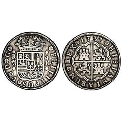 4 Reales. 1737. MADRID. J.F. Cal-1004. MBC.