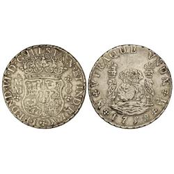 8 Reales. 1759. MÉXICO. M.M. 27 grs. Columnario. (Pequeños golpecitos). Cal-344. MBC-.