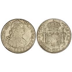 8 Reales. 1808. MÉXICO. T.H. (Rayitas). Cal-709. MBC.