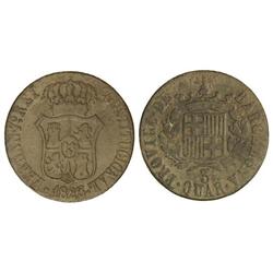 3 Cuartos. 1823. BARCELONA. Cal-1526. MBC/MBC-.