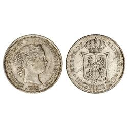 10 Céntimos de Escudo. 1865. SEVILLA. Cal-449. EBC-.