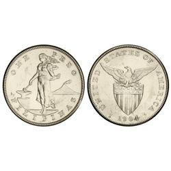 1 Peso. 1904. AR. (Leves rayitas). KM-168. EBC+.