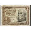 Image 1 : 1 Peseta. 22 Julio 1953. Marqués de Santa Cruz. Serie Z. Error con la numeración de serie en el anve