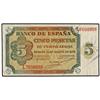 Image 1 : 5 Pesetas. 10 Agosto 1938. Serie L. (Esquinas algo dobladas). Ed-D36a. SC.