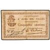 Image 1 : 50 Cèntims. 1937. Aj. d´ALBA DEL VALLÈS. (Pequeños restos de cinta adhesiva y pequeñas roturas en pl