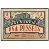Image 1 : 1 Pesseta. 16 Juliol 1937. C.M. de  BALSARENY. AT-283a. ;T-349a. MBC+.