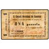 Image 1 : 1 Pesseta. Juny 1937. C.M. de GANDESA. (Manchas). AT-1081; T-1252. MBC.