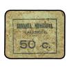 Image 1 : 50 Cèntims. S/F. C.M. de VALLMOLL. Cartón. Sin sello tampón. (Sucio). AT-2679a; T-3097a. MBC.