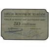 Image 1 : 50 Céntimos. S/F. C.M. de BELALCAZAR (Córdoba). Cartoncillo. Los cuatro billetes de  la localidad mi