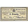 Image 1 : 1 Peseta. Agosto 1937. C.M. de SELGUA (Huesca). (Pequeñas roturas). MBC.
