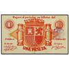 Image 1 : 1 Peseta. 25 Febrero 1937. C. M. de JUMILLA (Murcia). ESCASO. Mont-804/C. MBC+.