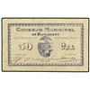 Image 1 : 50 Céntimos. 11 Octubre 1937. C.M. de BURJASOT (Valencia). ESCASO. Mont-374/B. MBC.