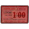 Image 1 : 1 Pesseta. 1 Octubre 1938. PREVENTORI JUDICIAL ECONOMAT. BARCELONA. Cartón. MUY RARO. L-1371. MBC+.