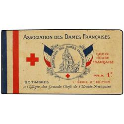 20 Viñetas. (1ª Guerra Mundial ). Association des dames Fraçaise, Cruz Roja Francesa.Bustos de l