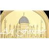 Image 4 : 24 Karat Solid Gold Taj Mahal Coin/ Medallion With Cartier Diamonds 1 Kilo Solid Gold