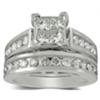 Image 1 : 1ct Diamonds invisible Quad rings in white gold.