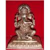 Image 2 : Classic Sterling Silver Lord Ganesh Statue