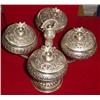 Image 1 : Classic Sterling Silver 4 Bowl revolving Canter Set