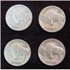 Image 2 : 3. (4) 1919 Buffalo Nickels with dates.