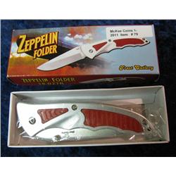 79. Zeppelin Folder Pocket Knife. New in box.