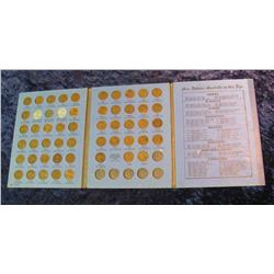 115. 1941-59 Partial Lincoln Cent Set in a Whitman folder.