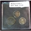 Image 1 : 128. 1901 Indian Cent VF; 1853 & 1859 Seated Liberty Half