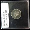 Image 1 : 131. 1893 P Barber Dime. VG-F. Dark.