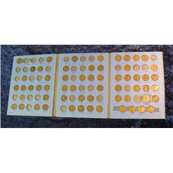 139. 1909-40S Partial Set of Lincoln Cents in a Whitman folder. (60 pcs.)