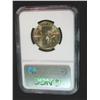 Image 2 : 161. 2007D George Washington Dollar. NGC Slabbed Brilliant Unc.