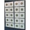 Image 2 : 253. Lot of 20 Different V-Nickels 1884-1912 in 2 x 2s.