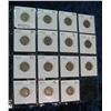 Image 1 : 255. Lot 15 Different P Mint circulated Buffalo Nickels 1914-1930