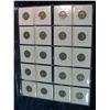 Image 2 : 256. Lot 20 Different Buffalo Nickels 1916-37 in 2 x 2s.