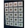 Image 1 : 258. Lot 20 Different Buffalo Nickels 1916-38 in 2 x 2s. Circulated.