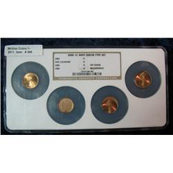 266. 2000 Cent Mint Error Type Set containing 2000D Cent,