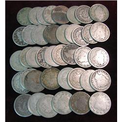 284. Roll of (40) Better Circulated Liberty Nickels.