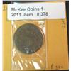 Image 1 : 378. 1870 U.S. Two Cent Piece. G-4.