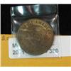 Image 2 : 380. 1866 U.S. Two Cent Piece. VG-8.