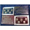 Image 1 : 394. 1999 P & D Statehood Quarter Sets in special display cases.