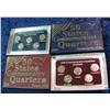 Image 2 : 394. 1999 P & D Statehood Quarter Sets in special display cases.