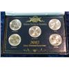 Image 2 : 400. 2002 Five-Piece State Quarter Collection in special case.