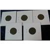 Image 2 : 409. 1900, 01, 02, 03, & 04  Indian Cents. G-VG.