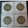 Image 1 : 445. 1911, 17C, 18C & 19C Newfoundland 50-Cents VG.