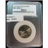 Image 1 : 574. 2003 P Missouri Quarter PCC slabbed MS 70.