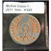 Image 2 : 626. Chicago 1933 "A Century of Progress" Good Luck Medal.