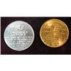 Image 2 : 663. Grover Cleveland & Pope John XXIII Medals. BU.