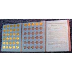 675. 1975-1989 Complete Set of AU-Unc Lincoln Cents in a Whitman folder.