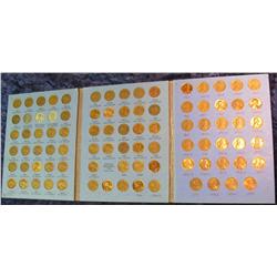 695. 1941-75 Complete Set of Lincoln Cents in a Whitman folder. (88 pcs.).