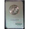 Image 2 : 696. 1957 P Franklin Half Dollar. NTC slabbed MS 65.